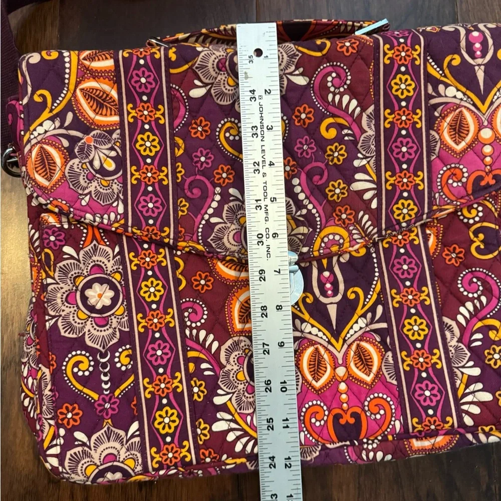 Vera Bradley Attache Safari Sunset Work Laptop Beautiful Shoulder Messenger Bag